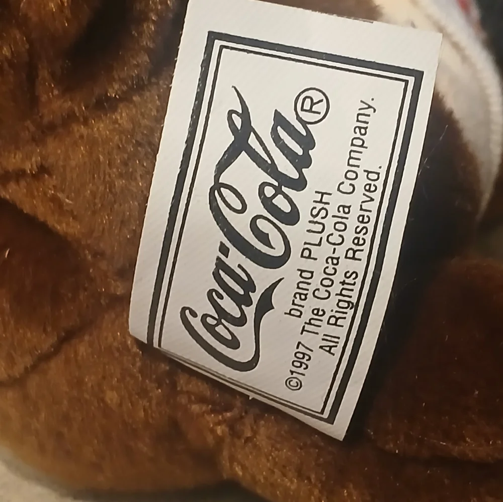 Coca-Cola Plush Reindeer with Bottle
